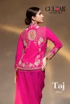 Taj By Gulzar Crepe Beautiful Beads Work Online Designer Indo Westerns Wholesale
